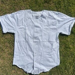 Vintage 90’s Badger Made in USA heathered Grey/Gray Jersey Shirt